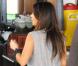 Kim Kardashian se fait filmer pour l'émission Keeping Up With The Kardashians à Miami. Le 13 octobre 2012.