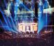 Johnny Hallyday sur scène le 15 octobre 2012 à Londres. Une photo prise par Laeticia qui montre l'immense orgue du Royal Albert Hall qui surplombe la scène.