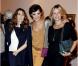Mademoiselle Agnès, Inès de La Fressange et Sarah Lavoine à la présentation de la collection  Prismick  de Roger Vivier, à Paris le 18 octobre 2012.