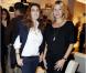 Mademoiselle Agnès et Sarah Lavoine à la présentation de la collection  Prismick  de Roger Vivier, à Paris le 18 octobre 2012.