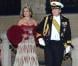 La princesse Maxima et le prince Willem-Alexander des Pays-Bas - Arrivée des invités au dîner de gala organisé au Palais Grand-Ducal, à l'occasion du mariage du prince Guillaume de Luxembourg et la comtesse Stéphanie de Lannoy à Luxembourg, le 19 octobre 2012.