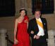 Le prince Jean de Luxembourg et la comtesse Diane de Nassau - Arrivée des invités au dîner de gala organisé au Palais Grand-Ducal, à l'occasion du mariage du prince Guillaume de Luxembourg et la comtesse Stéphanie de Lannoy à Luxembourg, le 19 octobre 2012.