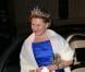 La reine Sonja de Norvège - Arrivée des invités au dîner de gala organisé au Palais Grand-Ducal, à l'occasion du mariage du prince Guillaume de Luxembourg et la comtesse Stéphanie de Lannoy à Luxembourg, le 19 octobre 2012.