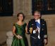 Le prince Laurent et la princesse Claire de Belgique - Arrivée des invités au dîner de gala organisé au Palais Grand-Ducal, à l'occasion du mariage du prince Guillaume de Luxembourg et la comtesse Stéphanie de Lannoy à Luxembourg, le 19 octobre 2012.