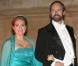 Le Comte et la Comtesse Christian de Lannoy, frère de la mariée - Arrivée des invités au dîner de gala organisé au Palais Grand-Ducal, à l'occasion du mariage du prince Guillaume de Luxembourg et la comtesse Stéphanie de Lannoy à Luxembourg, le 19 octobre 2012.