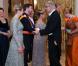 La comtesse Stéphanie de Lannoy, le prince Guillaume de Luxembourg, La Grande-Duchesse Maria Teresa, Mr. Laurent Mosar, président de la Chambre des Députes et son épouse à l'occasion du mariage du prince Guillaume de Luxembourg et la comtesse Stéphanie de Lannoy à Luxembourg, le 19 octobre 2012.