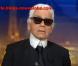 Karl Lagerfeld invité du journal de 20h sur France 2, le dimanche 21 octobre.