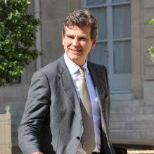 Arnaud Montebourg à la sortie du conseil des ministres le 29 août 2012.
