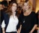 Mademoiselle Agnès et Sarah Lavoine à la présentation de la nouvelle collection de chaussures Roger Vivier, intitulée  Prismick , le 18 octobre 2012 à Paris.