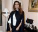 Mademoiselle Agnès resplendissante à la présentation de la nouvelle collection de chaussures Roger Vivier, intitulée  Prismick , le 18 octobre 2012 à Paris.
