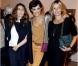 Mademoiselle Agnès, Inès de La Fressange et Sarah Lavoine à la présentation de la nouvelle collection de chaussures Roger Vivier, intitulée  Prismick , le 18 octobre 2012 à Paris.