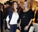Mademoiselle Agnès et Sarah Lavoine à la présentation de la nouvelle collection de chaussures Roger Vivier, le 18 octobre 2012 à Paris.