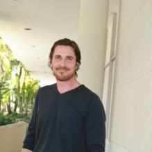 Christian Bale pour une conférence de presse de The Dark Knight Rises le 8 juillet 2012