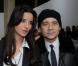 Jean-Luc Delarue et Anissa (en compagnie de Karl Lagerfeld), en janvier 2012 à Paris.