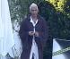 Tony Kanal déguisé en Jedi pour la fête d'Halloween de Gwen Stefani, le 27 octobre 2012.