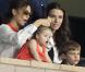 Harper Beckham : Fan de son papa David sur les terrains de foot