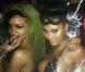Rihanna, Evelyn Lozada et Shaniece Hairston à la soirée Halloween de Rihanna au Manoir de Greystones à West Hollywood le 31 octobre 2012