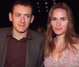 Dany Boon et Judith Godrèche lors du défilé de mode Ungaro, automne-hiver 2001-2002.