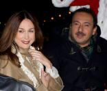 Elsa Zylberstein, Patrick Timsit parrains du village de Noël des Champs-Elysées