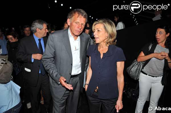 PPDA et Claire Chazal au défilé Dior