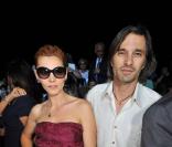 Clotilde Courau et Olivier Martinez au défilé Dior