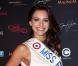Marine Lorphelin, Miss France 2013 durant la 17e édition des sapins de Noël des créateurs à l'hôtel Salomon de Rothschild à Paris le 10 decembre 2012.