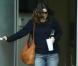 Drew Barrymore commence à perdre du poids grâce au sport. Elle quitte son cours de Pilates à Santa Monica, le 14 décembre 2012.