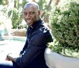 Omar Sy durant un shooting photo à Los Angeles, le 2 octobre 2012.