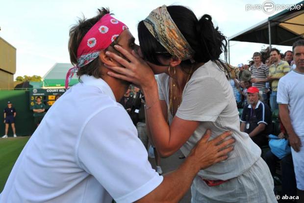 Nolwenn Leroy et Arnaud Clément : le baiser de la Victoire !