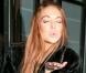 Lindsay Lohan quitte le restaurant Cipriani à Londres, le 30 décembre 2012.