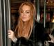Lindsay Lohan quitte le restaurant Cipriani à Londres, le 30 décembre 2012.