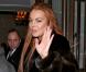 Lindsay Lohan quitte le restaurant Cipriani à Londres, le 30 décembre 2012.