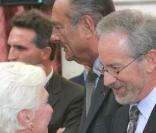 Line Renaud et Steven Spielberg