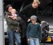 Jennifer Connelly en famille avec son mari Paul Bettany à New York le 18 novembre 2011.