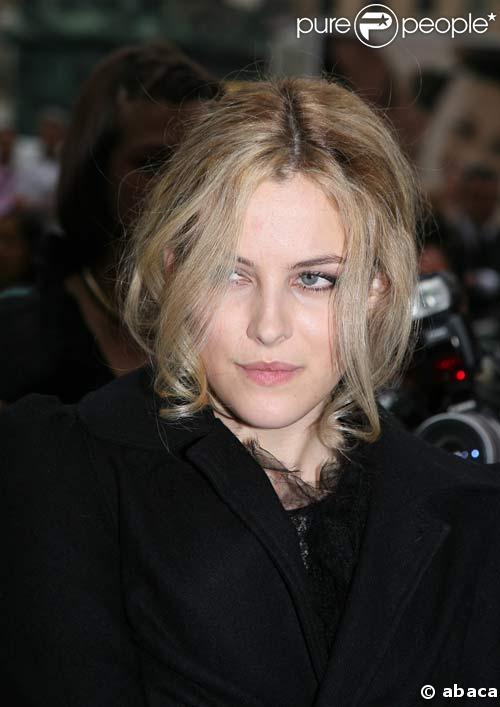 Riley Keough au défilé Valentino, le 2/07/08