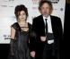Helena Bonham-Carter et un Tim Burton blessé à la soirée London Critics Circle Film Awards à Londres, le 20 janvier 2013.