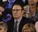 Kevin Spacey lors de la victoire d'Andy Murray en demi-finale de l'Open d'Australie à Melbourne le 25 janvier 2013 face à Roger Federer