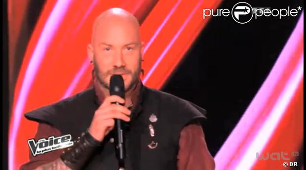 Luc Abogast dans The Voice, samedi 2 février 2013 sur TF1