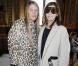 Anna Dello Russo et Carine Roitfeld assistent au défilé automne-hiver 2013 de Stella McCartney à l'Opéra Garnier. Paris, le 4 mars 2013.