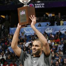 Tony Parker lors du All Star Game qui se déroulait au Amway Center d'Orlando le 25 février 2012
