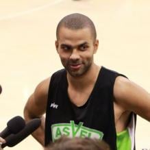 Tony Parker à Villeurbanne le 10 octobre 2011