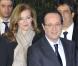 François Hollande avec Valérie Trierweiler et Anne Sinclair au dîner du Crif