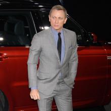 Daniel Craig pendant le Salon de l'auto de New York le 26 mars 2013.