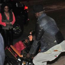 Lady GaGa profitant d'une soirée festive à Chicago, ce vendredi 29 mars 2013.