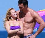 Hayden Panettiere et son fiancé : Bisous, câlins et jeux amoureux sur la plage