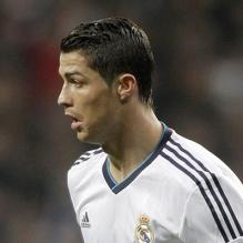 Cristiano Ronaldo lors du match Galatasaray - Real Madrid à la Turk Telekom Arena. Istanbul, le 9 avril 2013.