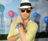 Ed Westwick au Festival de musique de Coachella à Indio en Californie, le 13 avril 2013.