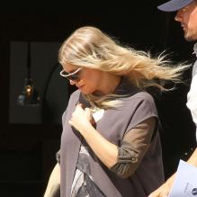 Fergie dans les rues de West Hollywood, le 16 avril 2013.