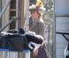 Exclusif - Kate Winslet est sur le tournage du film "A Little Chaos" dans le Surrey le 23 avril 2013