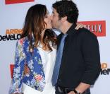 Jenny Mollen et son époux Jason Biggs à la soirée de présentation par le site Netflix de la saison 4 de Arrested Development à Hollywood, le 29 avril 2013.